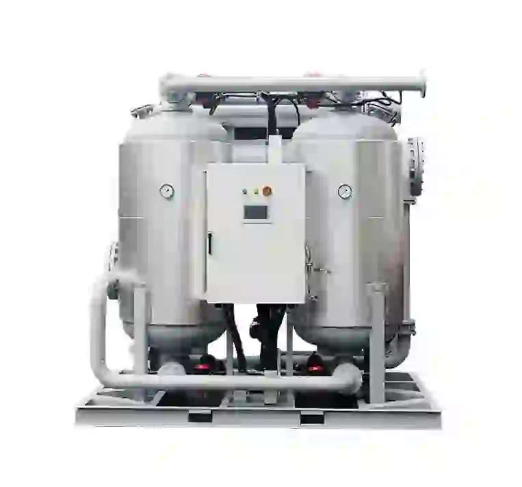 DryTech DT desiccant compressed air dryer with twin drying towers