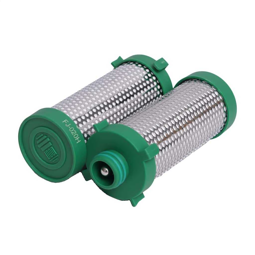 PurePart PF compressed air line filter elements, green caps