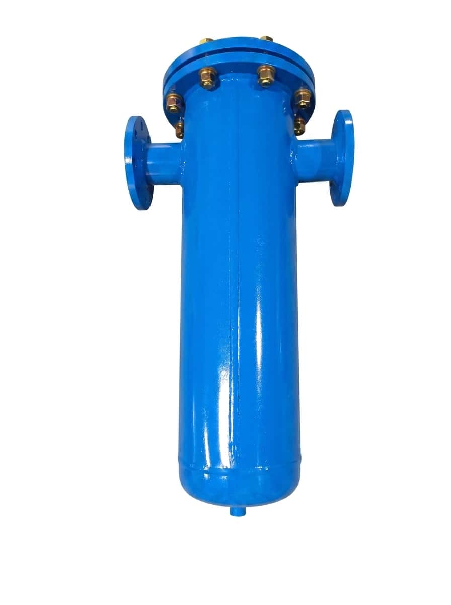 PurePart PF compressed air line filter housing, blue