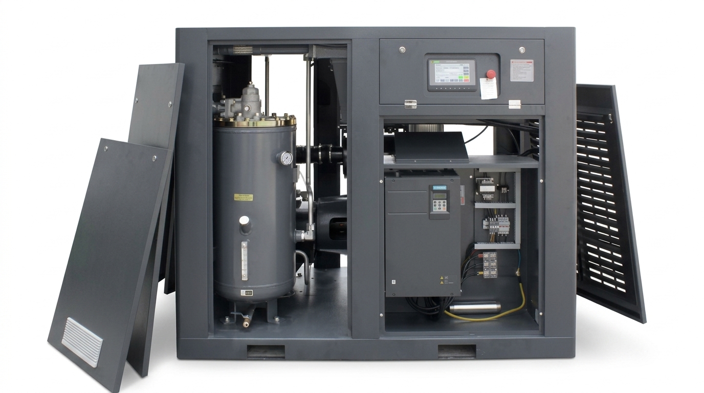 SILVERLUBE-VPM Low-Pressure Oil-Lubricated Screw Compressor — Image 3 | SIND