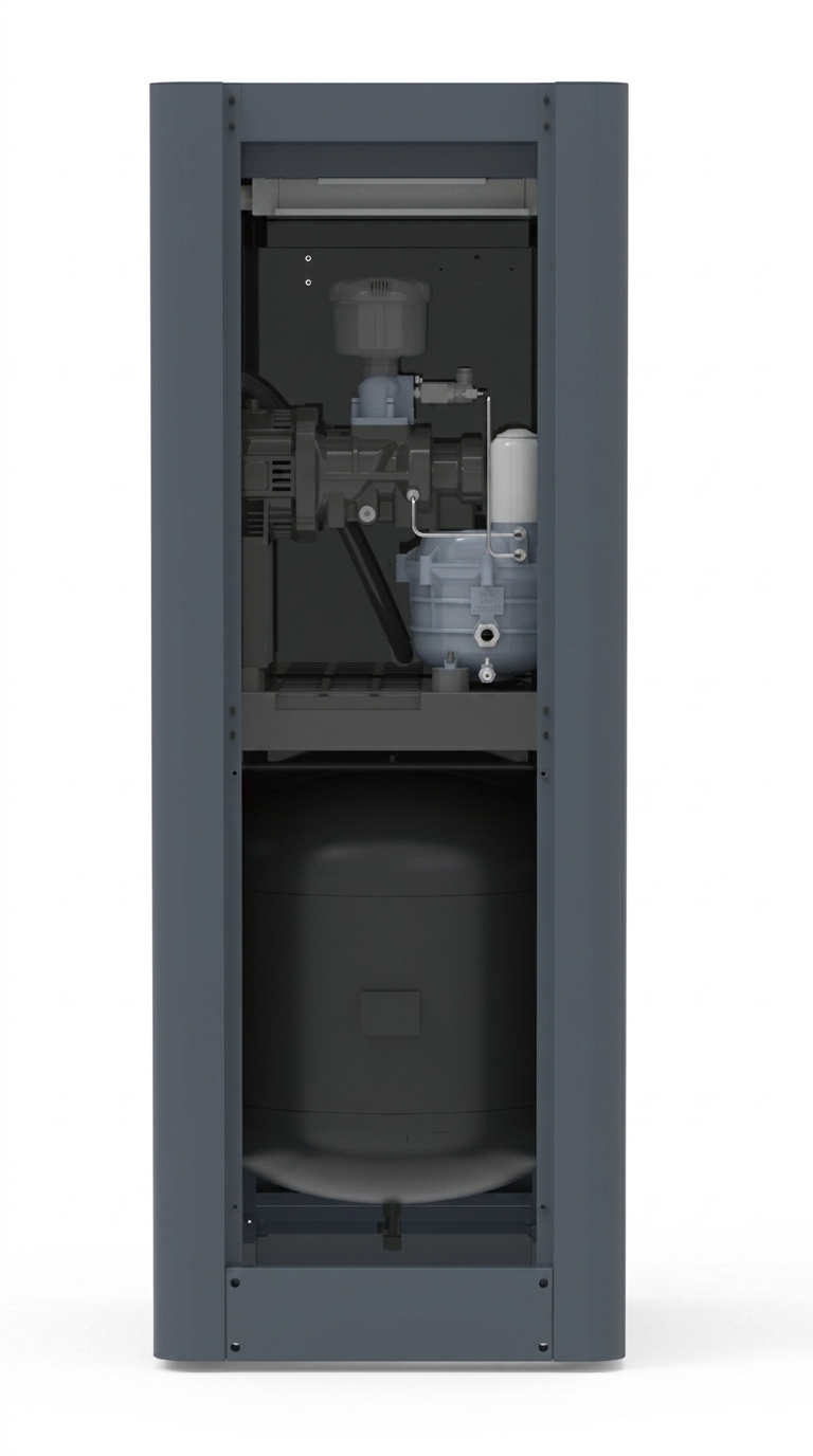 StationPack SN-V2 Vertical Integrated Screw Air Compressor Station — Image 3 | SIND