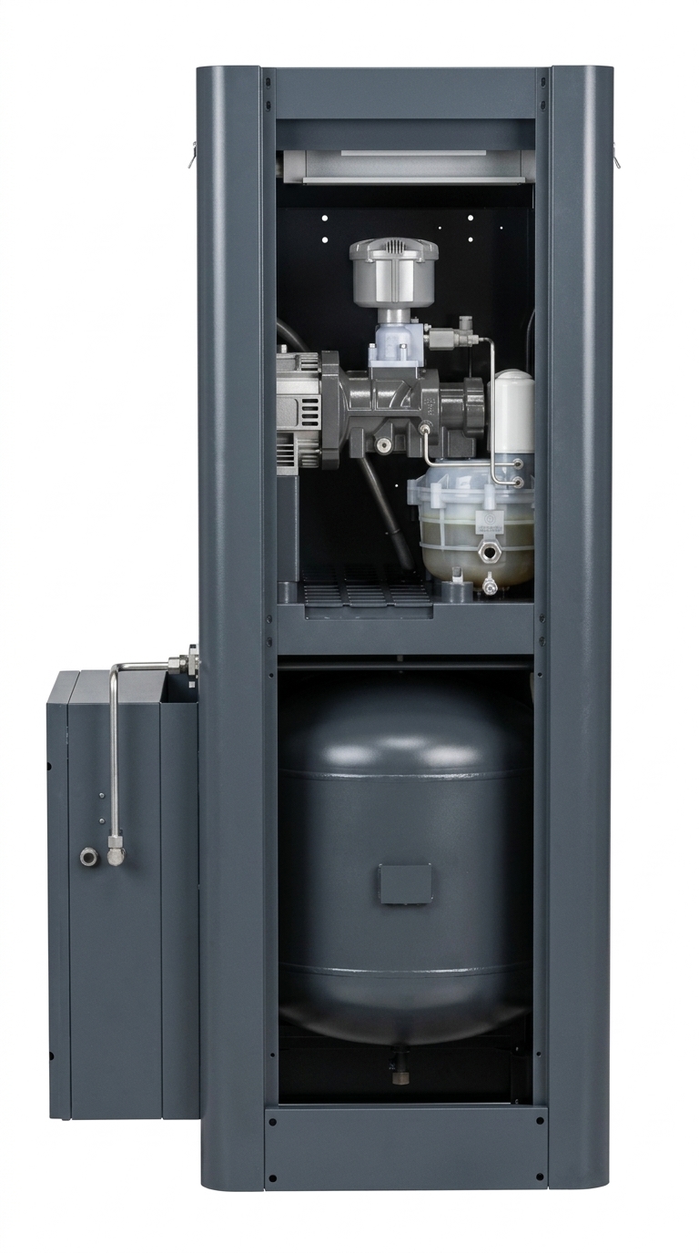 StationPack SN-V4 Vertical Integrated Screw Air Compressor Station — Image 3 | SIND