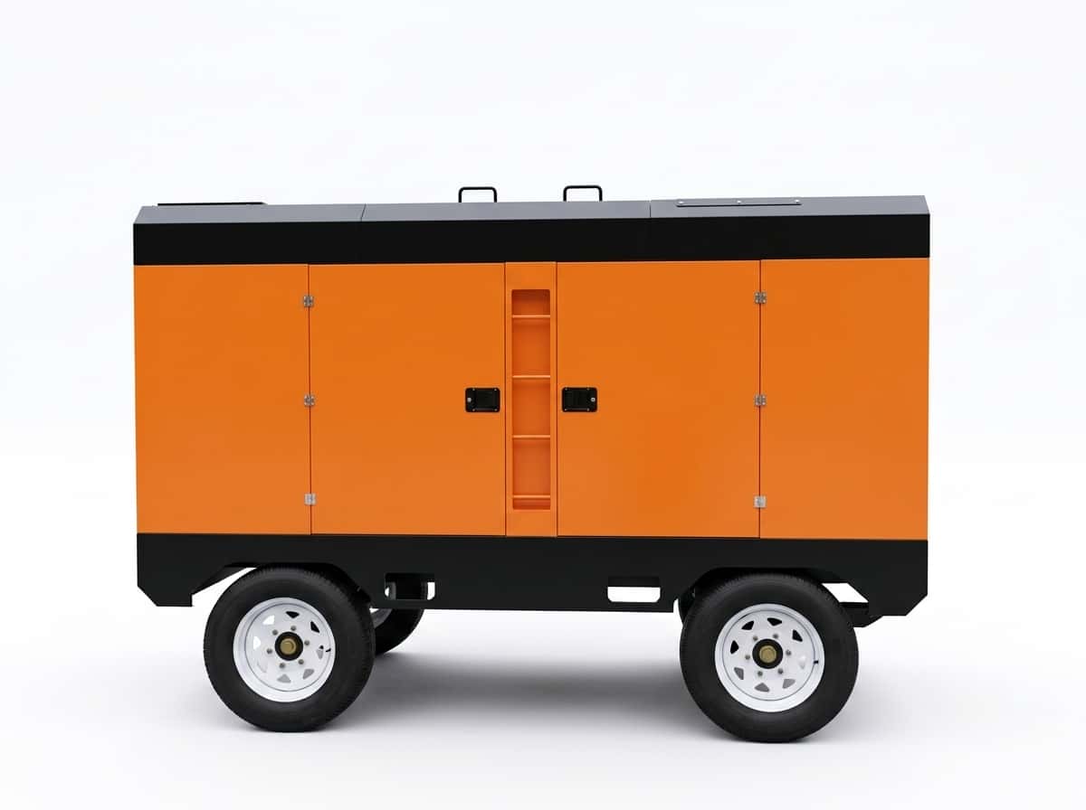 MobilPower EM-Series electric screw air compressor units