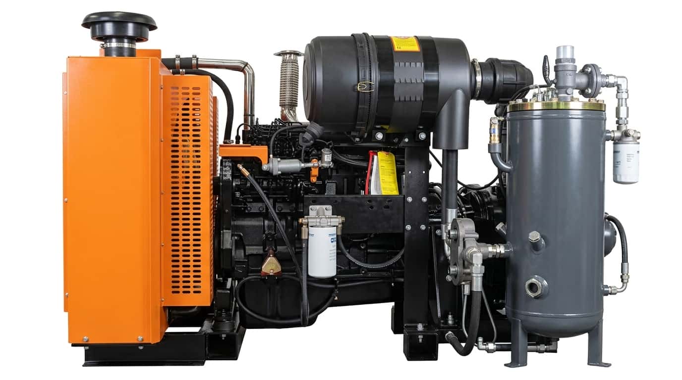 MobilPower EM-Series Two-Stage Electric Screw Air Compressor - Image 3