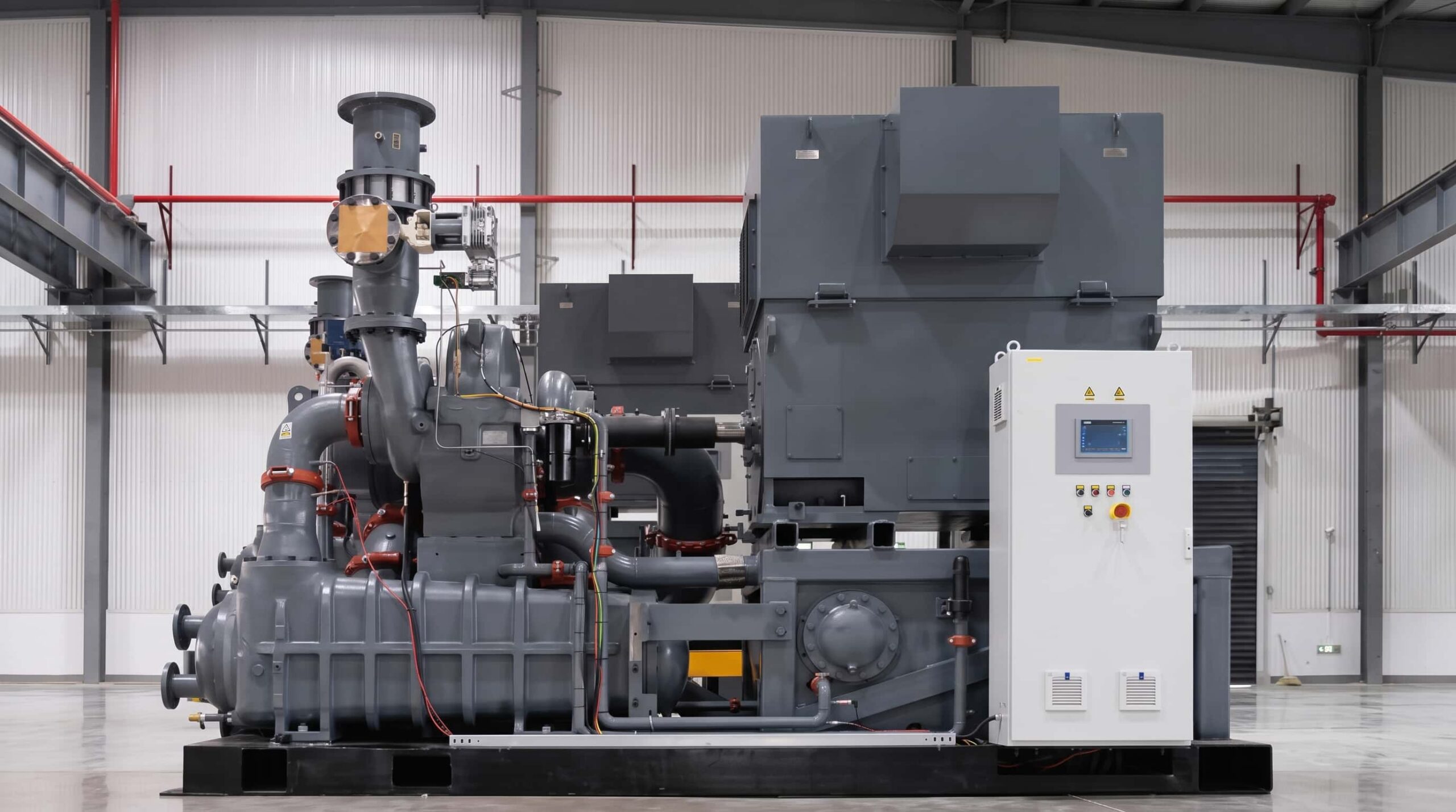SIND high-efficiency compressed air station for a global automotive manufacturer - centrifugal and screw compressor upgrade