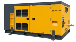 SkidPower DS-Series diesel skid screw air compressor, single unit view