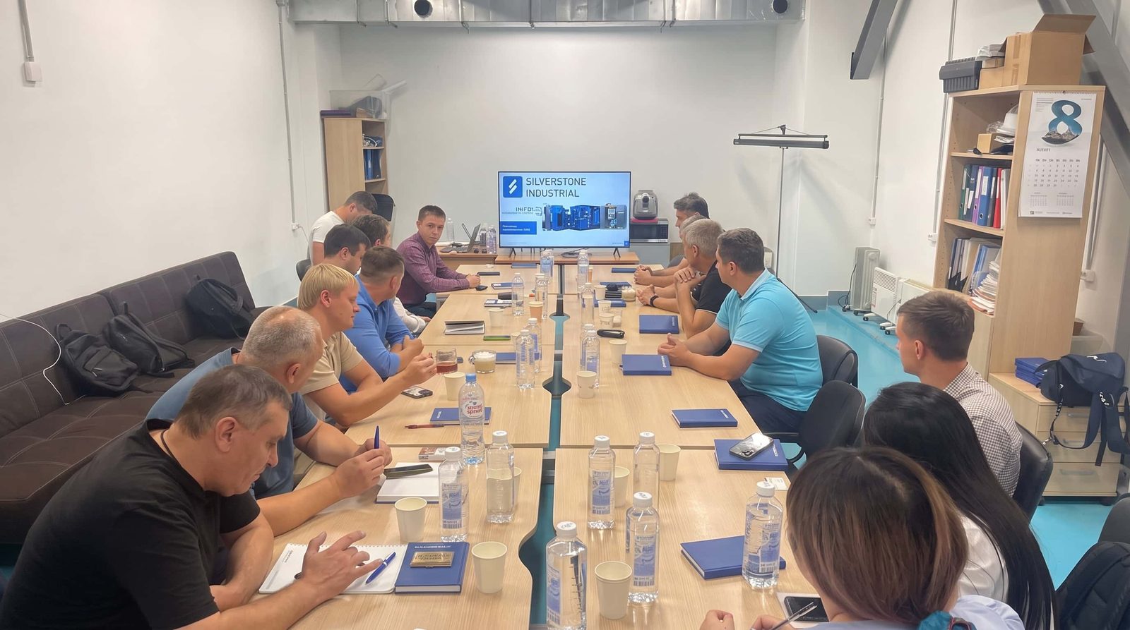 SIND product and application training session with customers